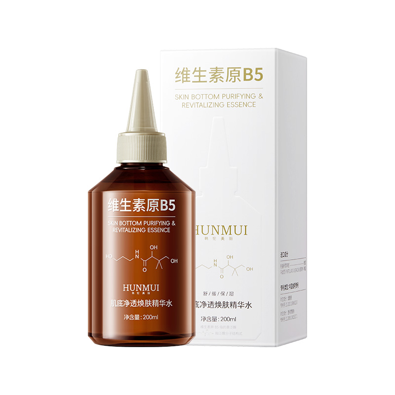 SY10427 HUNMUI韩伦美羽肌底净透焕肤精华水200ml（尖嘴瓶棕色款）