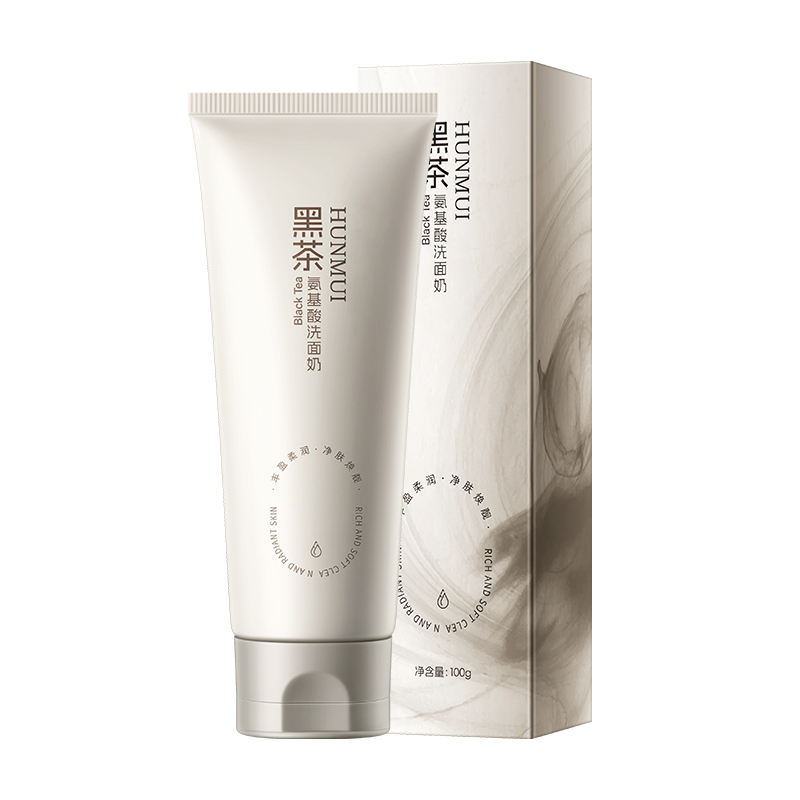 SY10062  HUNMUI韩伦美羽黑茶氨基酸洗面奶100g