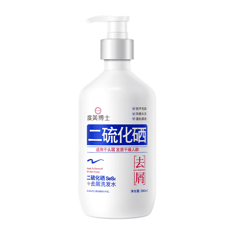 LS101549 度美博士二硫化硒去屑洗发水380ml（红蓝款）
